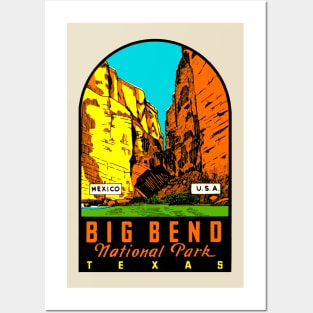 Big Bend National Park Texas Vintage Posters and Art